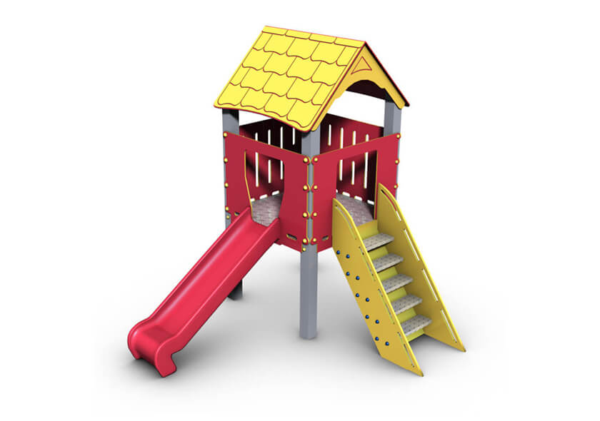 Aktivitetsapparat med sklie