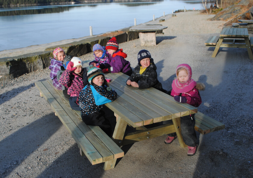 Sittegruppe for barn