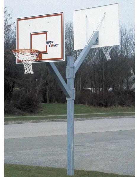 Dobbelt basketballstativ
