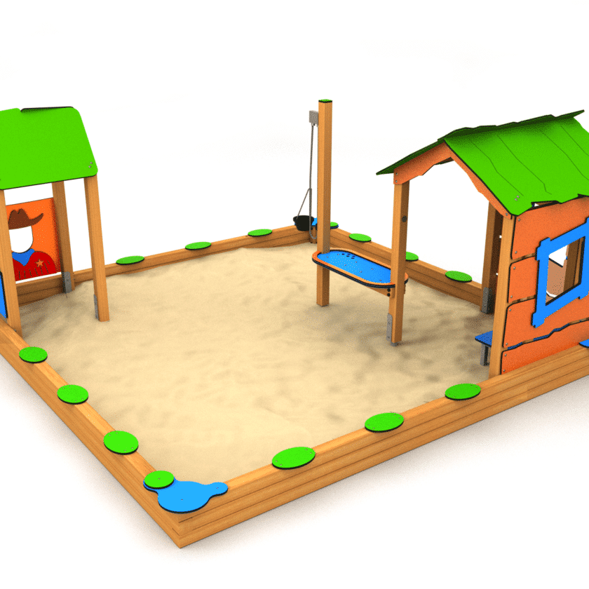 Stor sandkasse