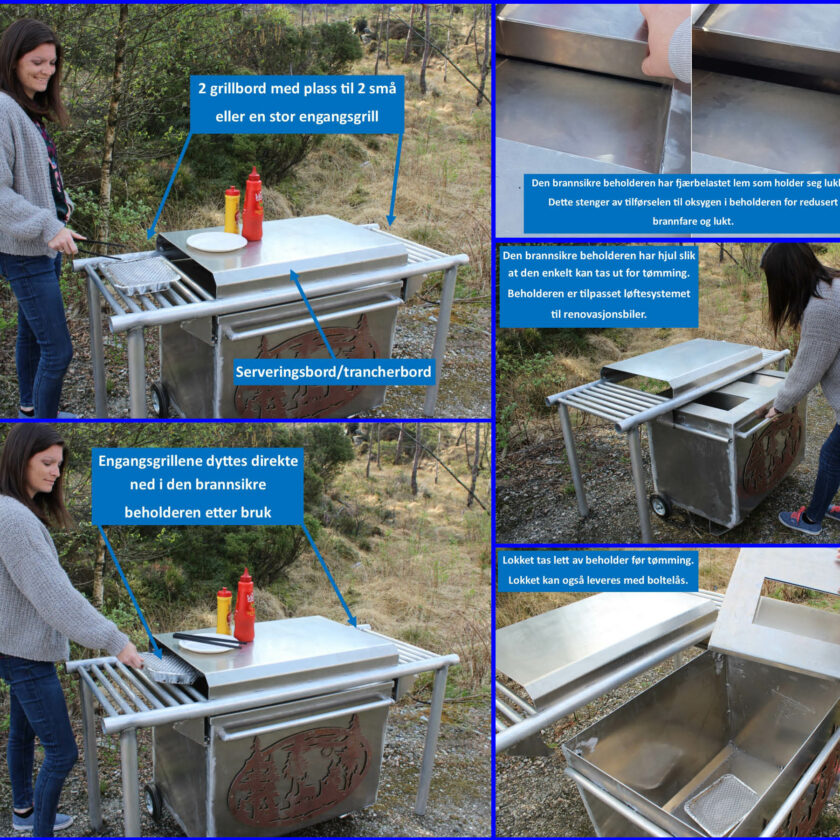 Slik bruker du miljøgrillen